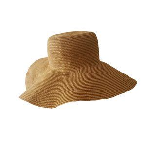 Women's OLD NAVY Polyester Wide Brim Beach Foldable Packable Hat